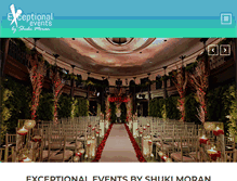 Tablet Screenshot of exceptionalevents.net